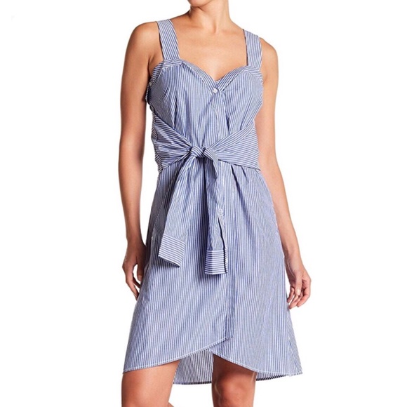 Derek Lam Dresses & Skirts - NWT $395 Derek Lam 10 Crosby Tie-Front Dress Sz 8